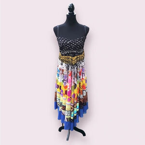 Jean Paul Gaultier Multicolor Midi Dress